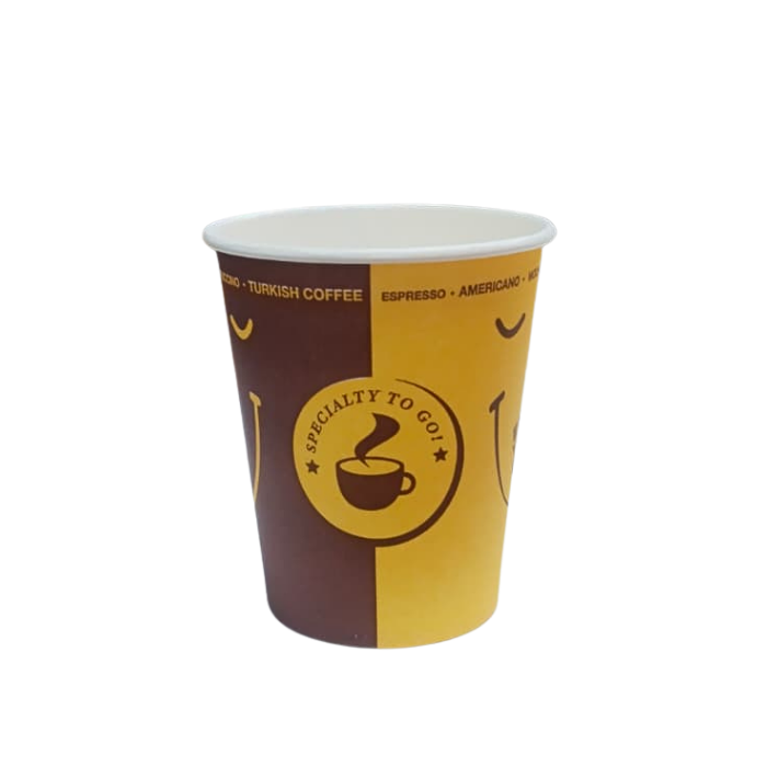 7 OZ DESENLİ KARTON BARDAK 50'Lİ