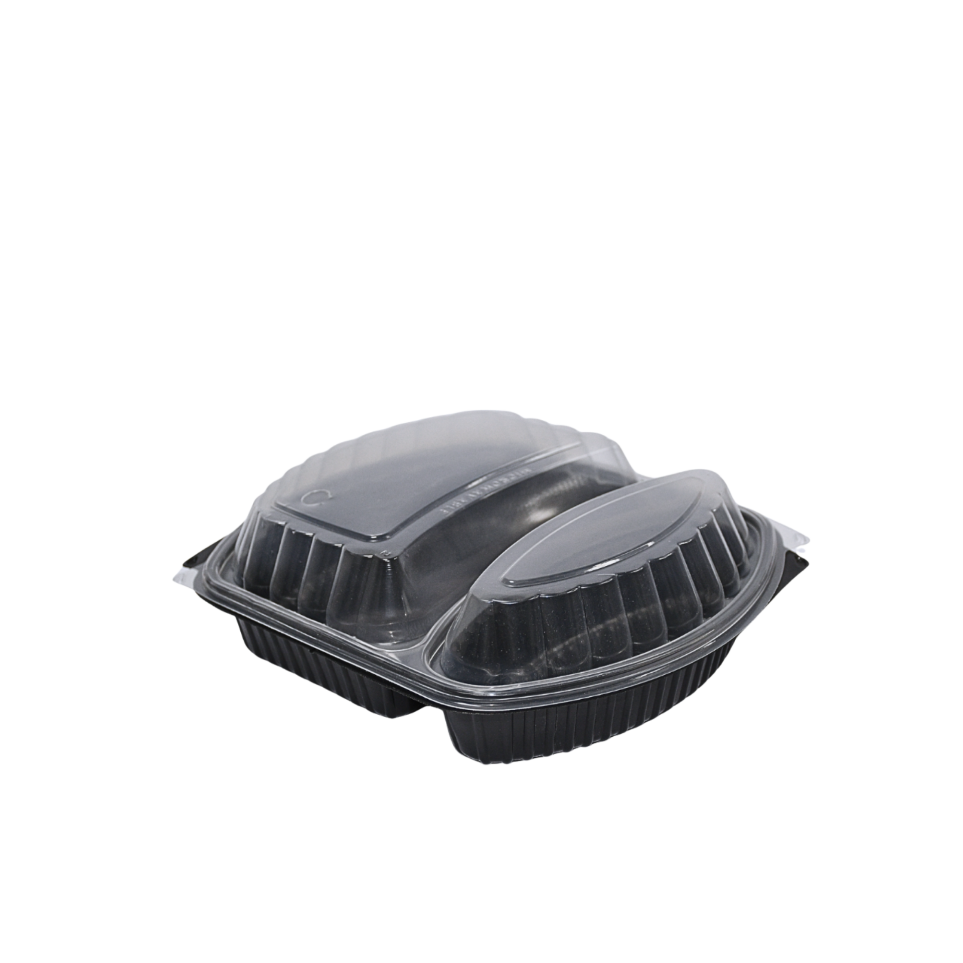 2 BÖLMELİ MİKRODALGA KAP+KAPAK SET 50'Lİ