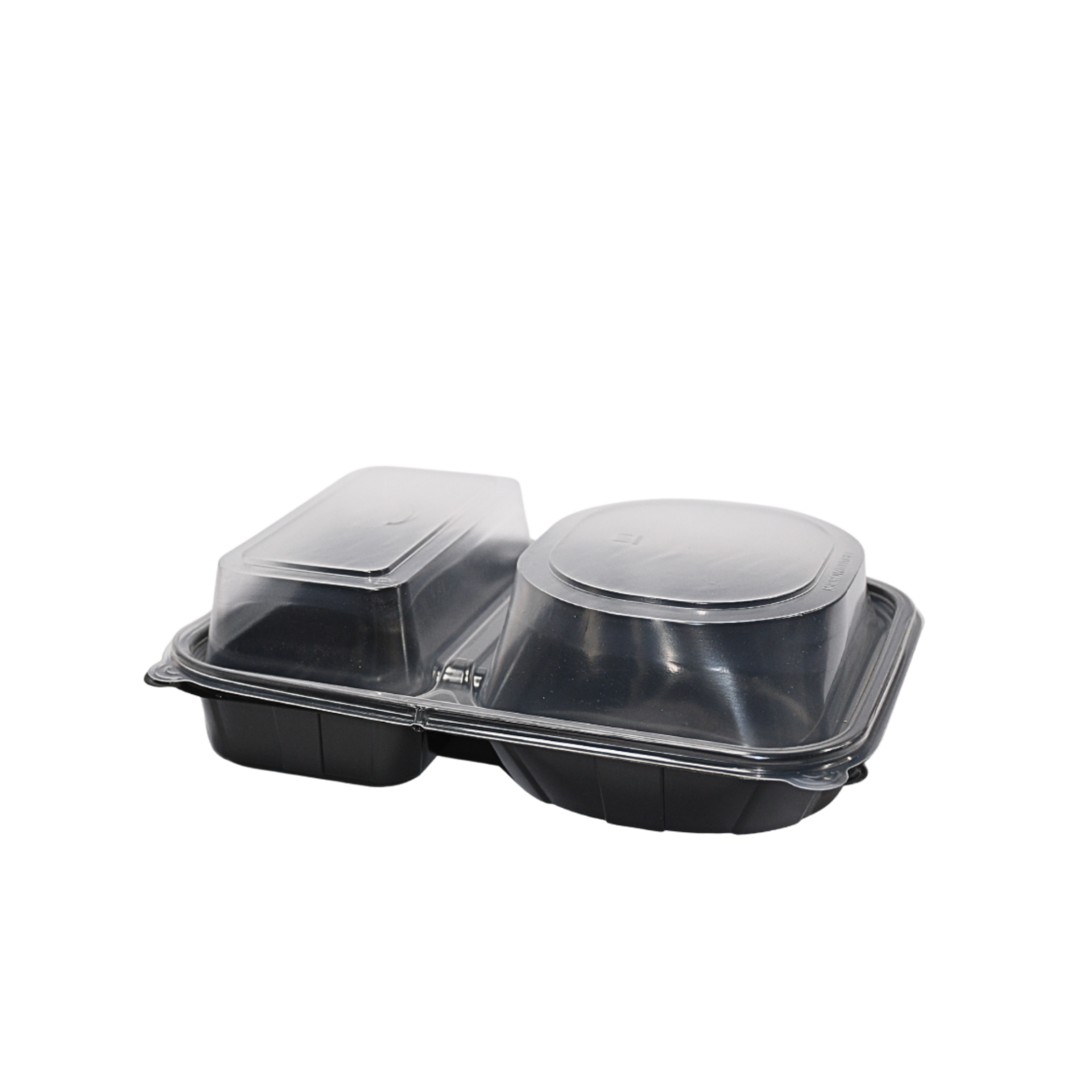 HAMBURGER 2 BÖLMELİ KAP+KAPAK SET 50'Lİ