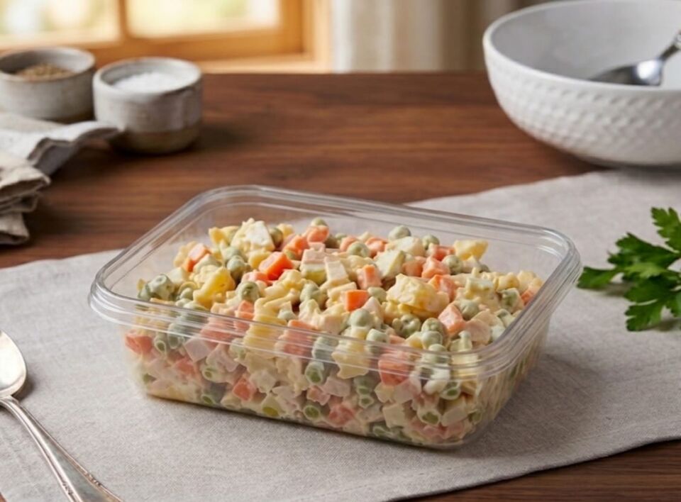 250 GR. GIDA KABI PET ŞEFFAF 100'LÜ